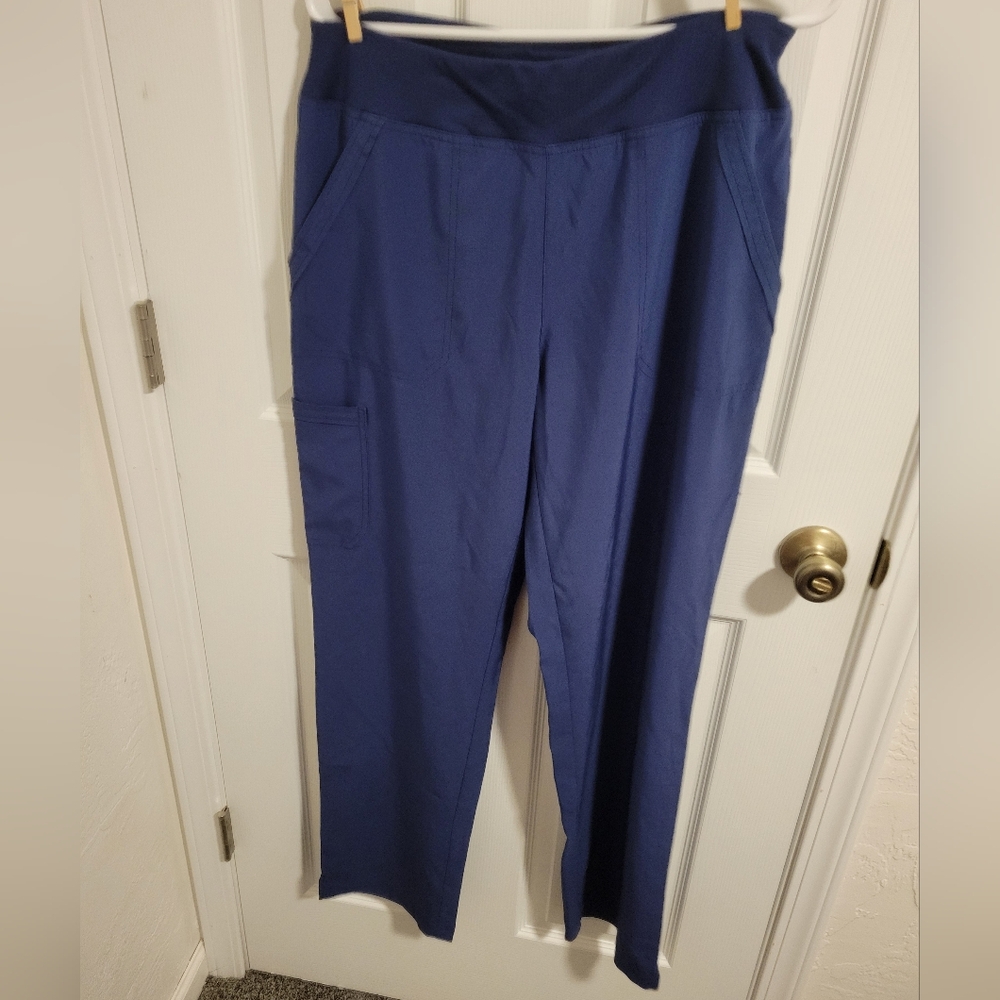 Butter Soft Women's Navy Scrub Pants Medium Tall